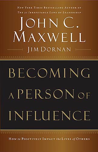 A book cover with the title john c. Maxwell and author jim dornan